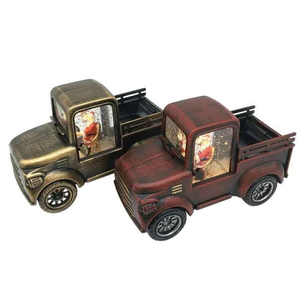 Mrs. Claus Christmas Antique Truck Ornament