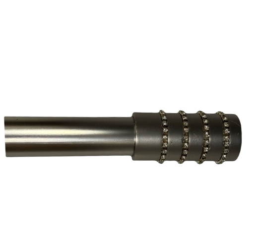 ****Classy Homes Curtain Rod 48-84 in Double Black Nickel 25/28