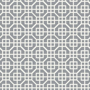 Con-Tact Printed Grip Non-Adhesive Shelf Liner 18 In. x 5 Ft. Gray Citadel