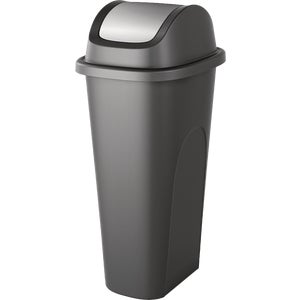 Keter Curver Forte Slim Swing Lid Trash Bin 42 Liter / 11 Gal.