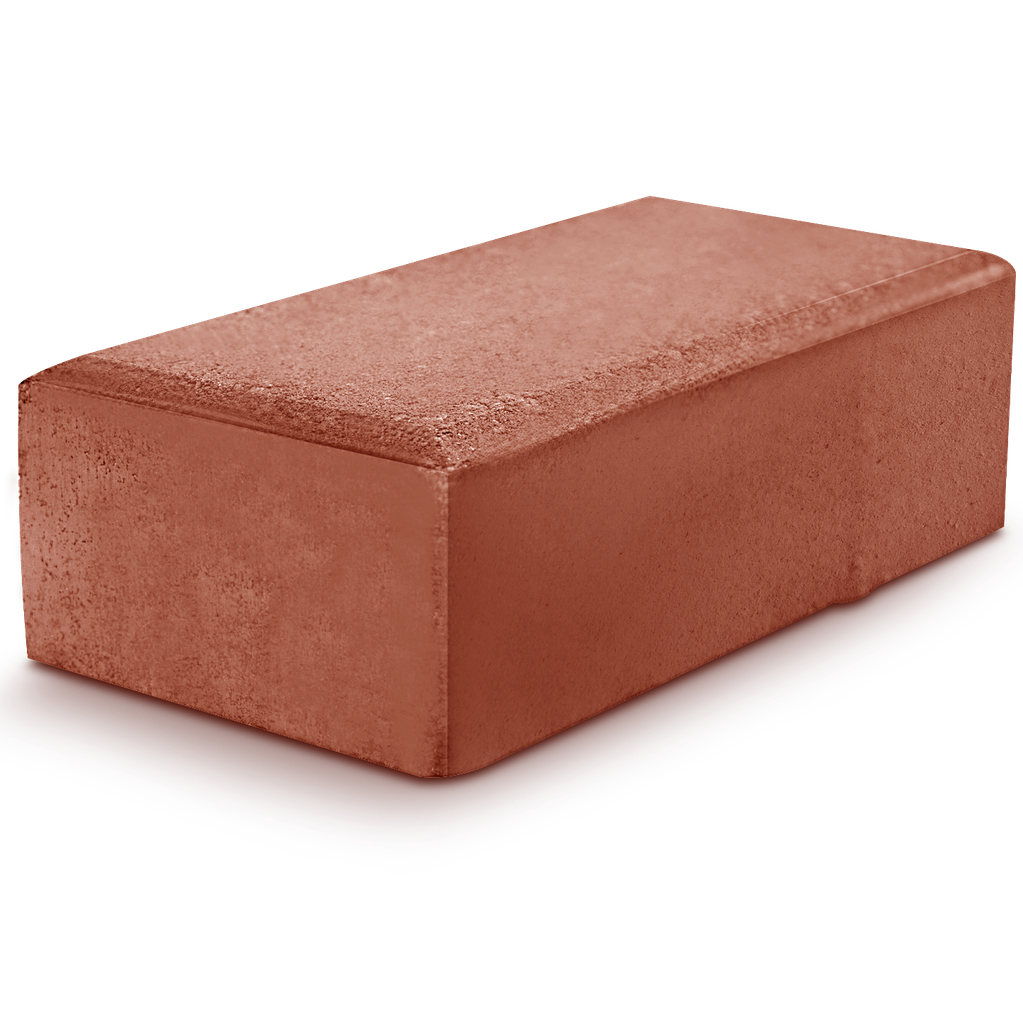 Bescrete 60MM Interlocking Brick Pavers, Red x576Pcs