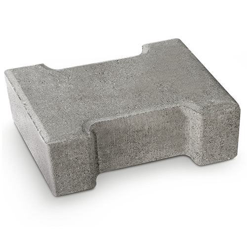 Bescrete 60MM Interlocking I Paver, Plain x528Pcs