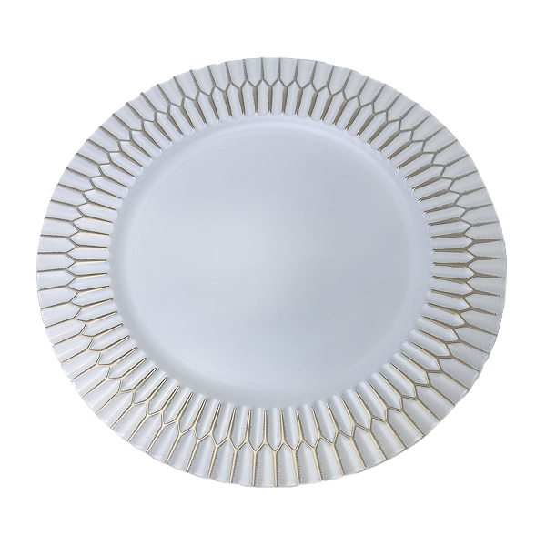 SoHo Charger Plate, White