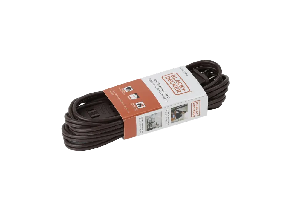 Black &amp; Decker Indoor Extension Cord 9 Ft.