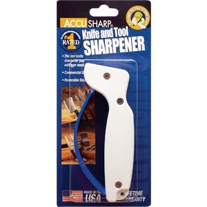 AccuSharp Knife &amp; Tool Sharpener, Groove Diamond-Honed Carbide Blade
