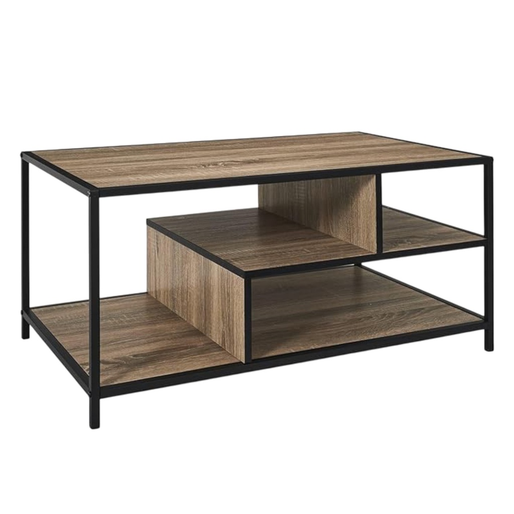 Kenneth Cole Eastman Industrial Coffee Table, Oak
