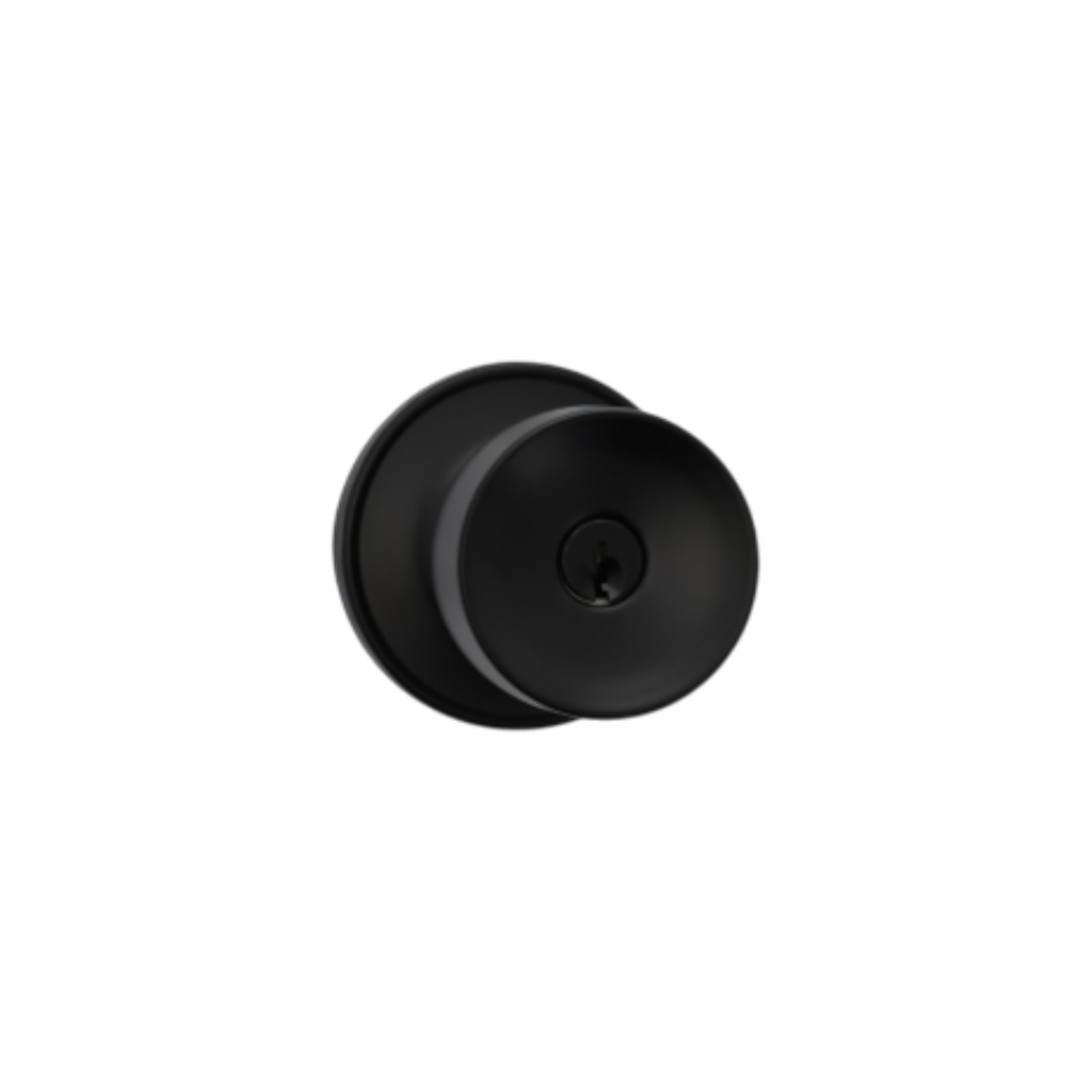 GEO Tulip Entry Knob, Matte Black Finish