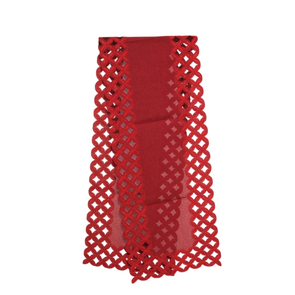 ^Miro Table Runner 13 x 69 In., Red
