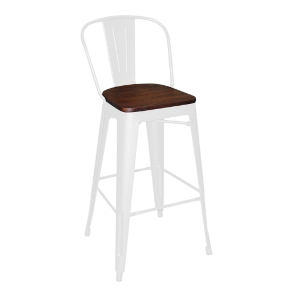 Mobel Bar Chair, White