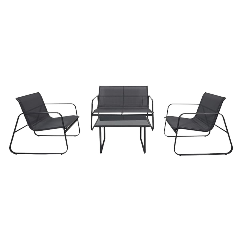 Kenneth Cole Fiji Patio Furniture Set, Dark Grey