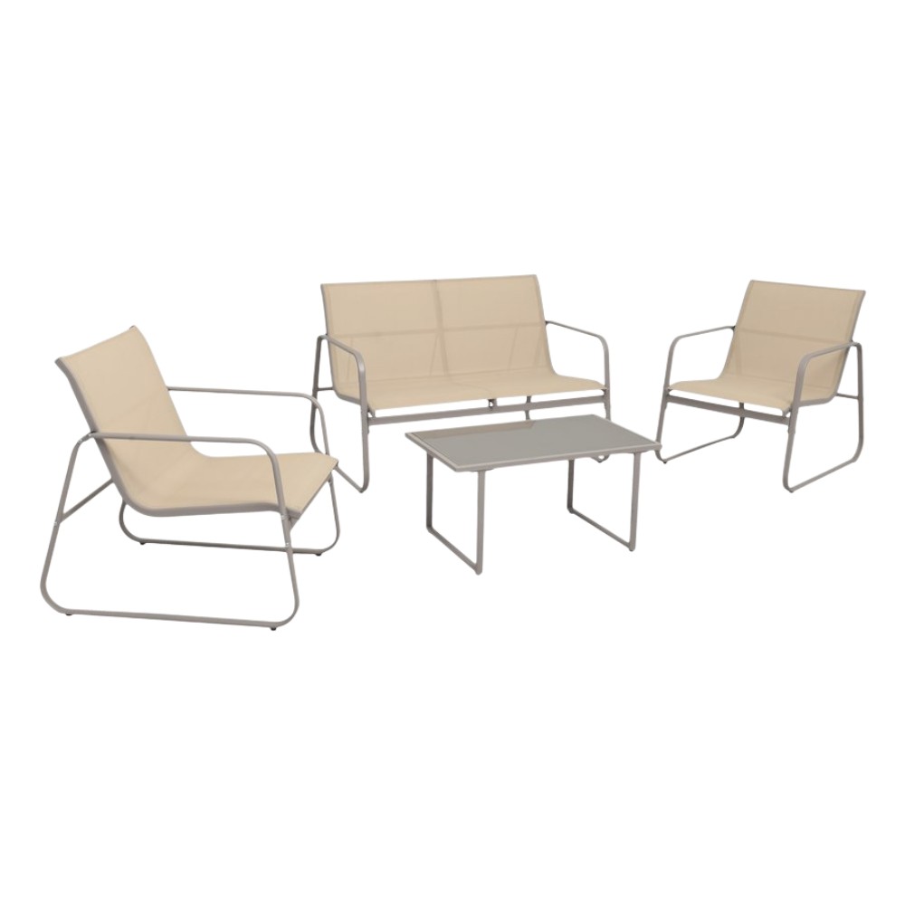 Kenneth Cole Fiji Patio Furniture Set, Beige
