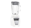 Black &amp; Decker Ice Crush 8-Speed + Pulse Blender Glass and Plastic Jar, White