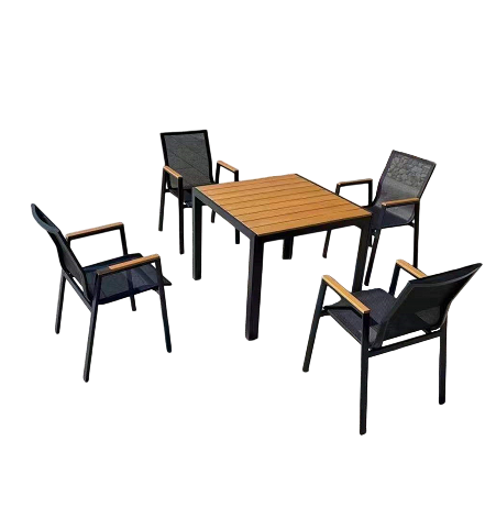 Mobel Patio Dining Set Table with 4 Chairs /