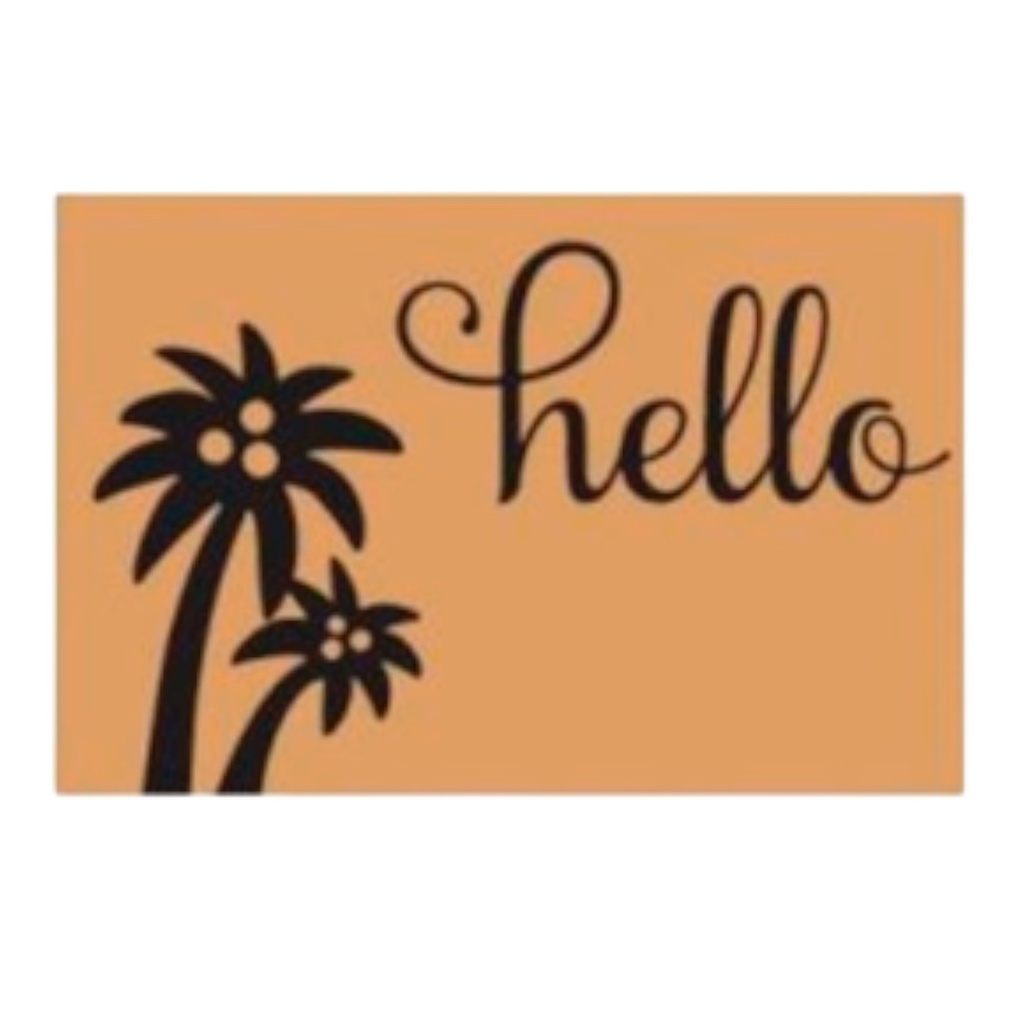 Classy Homes PVC-Backed Coir Mat 20 x 28 In., 15mm Thick