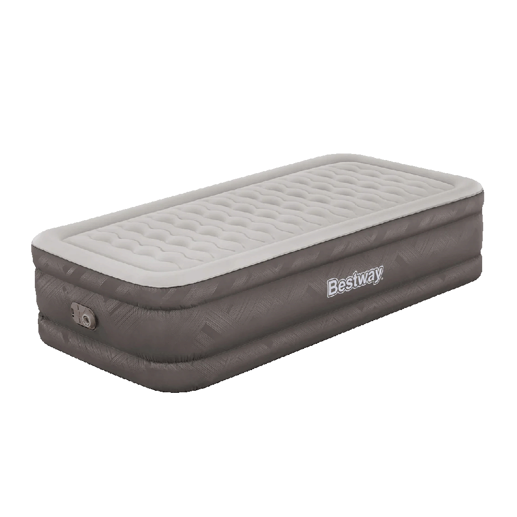 Bestway Fortech Air Mattress Twin Built-in AC pump 75 In. x 38 In. x 18 In./1.91M x 97cm x 46cm