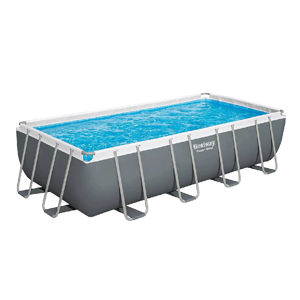 Bestway Steel Pro MAX Rectangular Pool Set 18 Ft. x 9 Ft. x 48 In./5.49M x 2.74M x 1.22m 