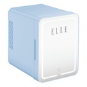 Elle Mini Cooler with LED Makeup Mirror, Blue