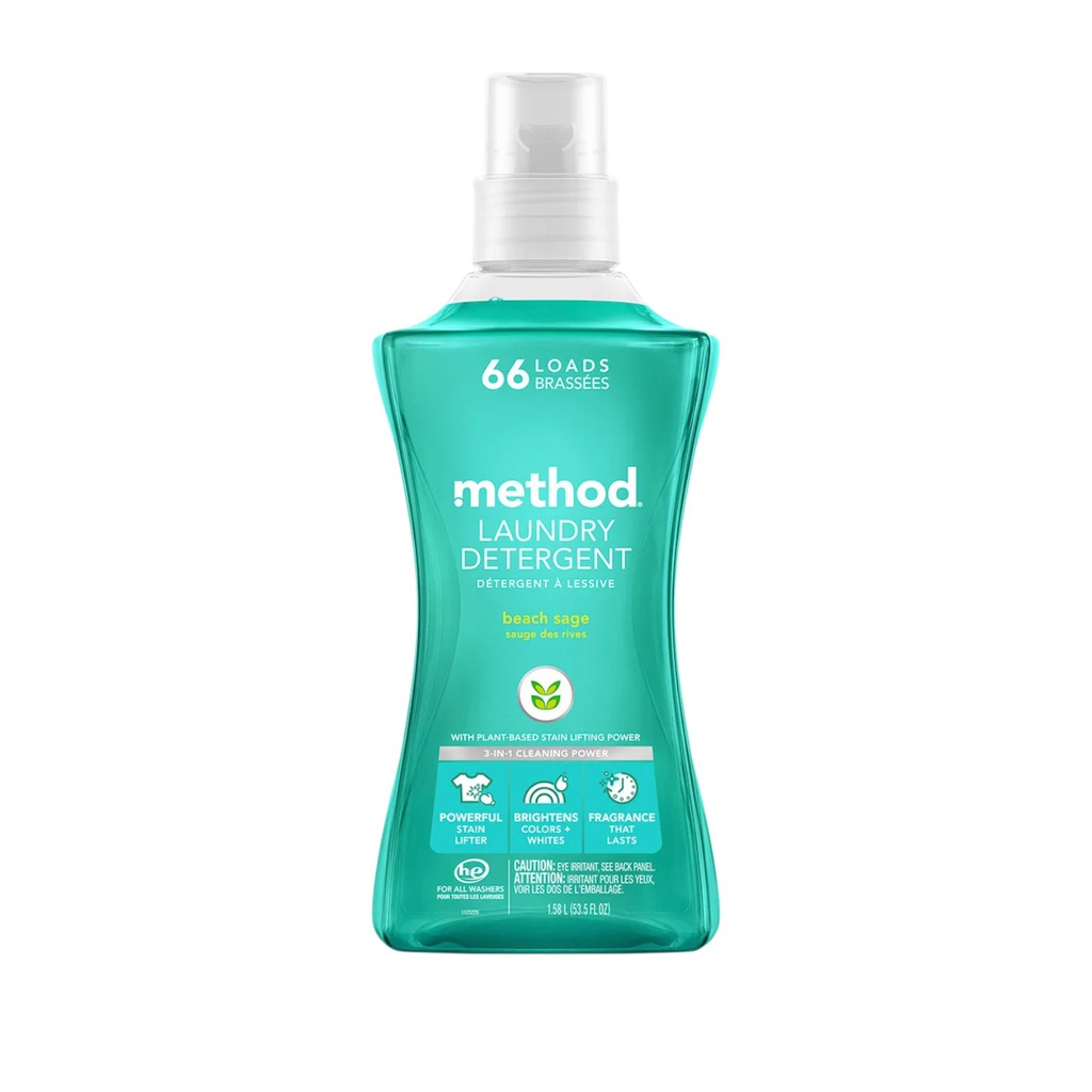 Method Liquid Laundry Detergent 53.5 Oz. Beach Sage