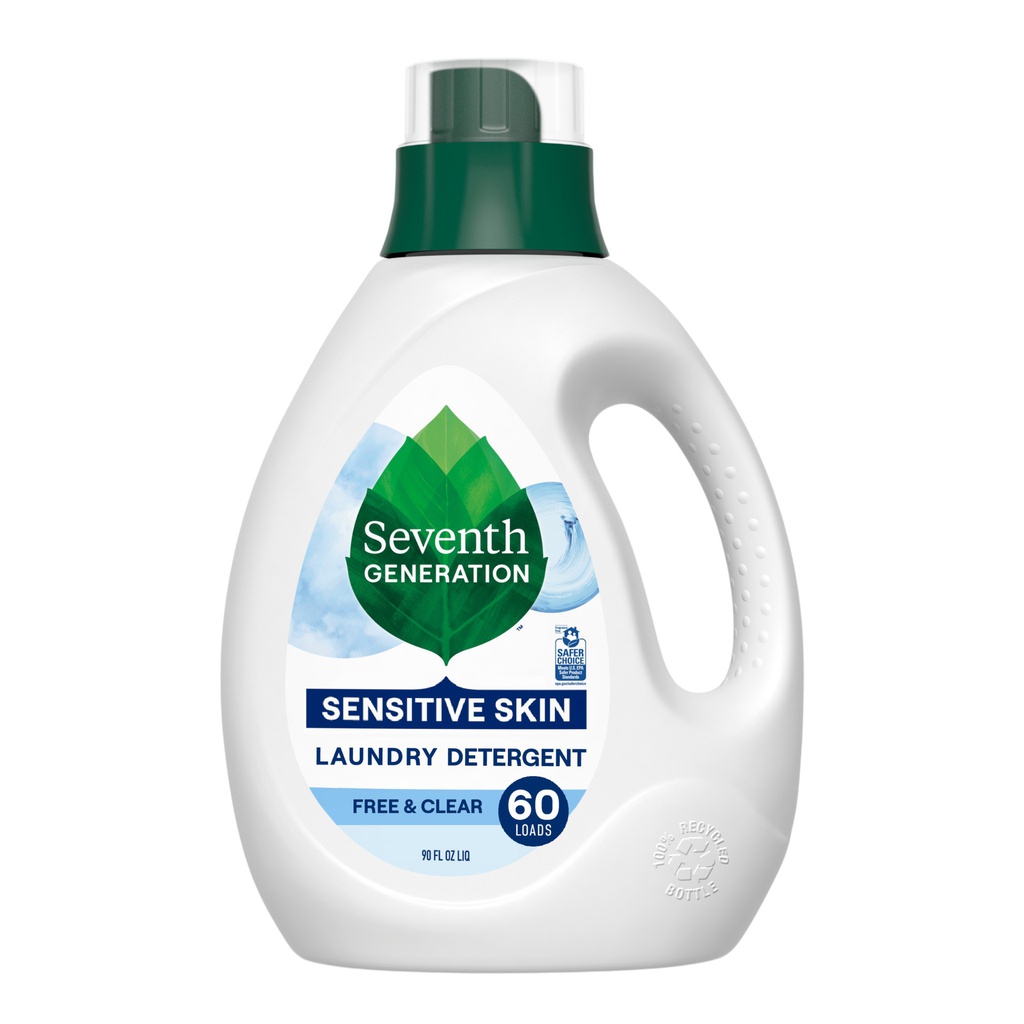 Seventh Generation Liquid Laundry Detergent 90 Oz. Free &amp; Clear