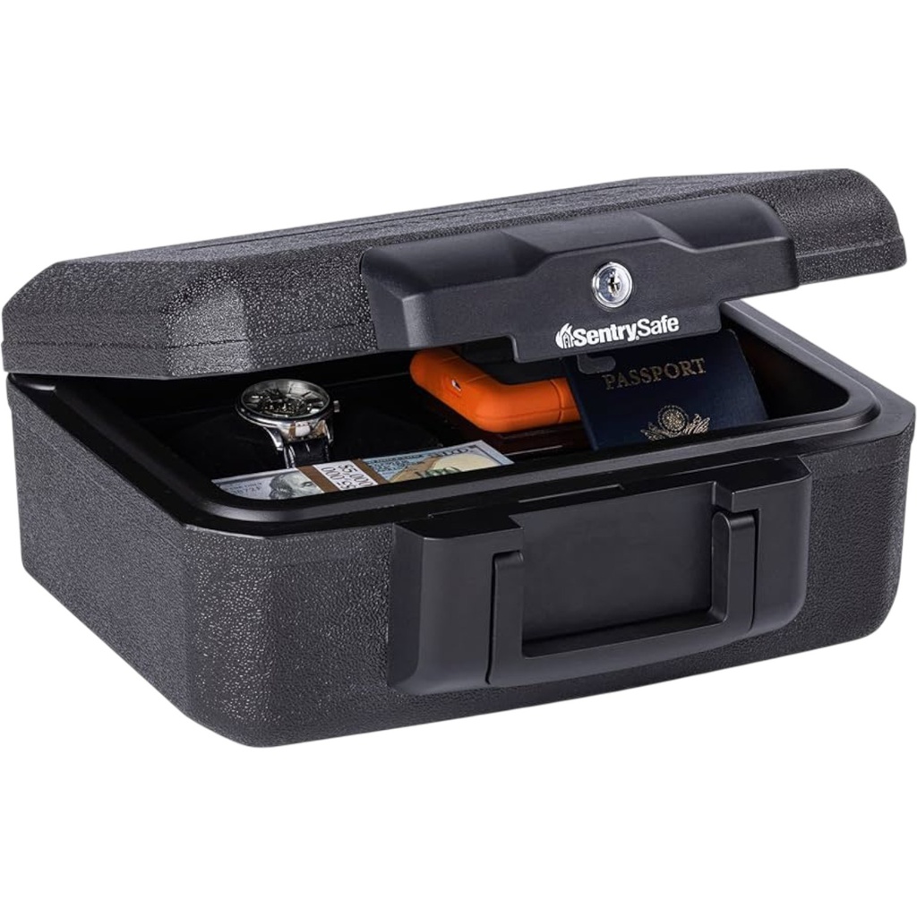 Sentry Safe Key Lock Steel Security Chest 11 In. Deep