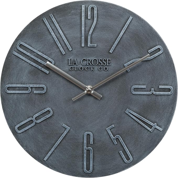 La Crosse Cormac Analog Quartz Wall Clock 11 In.