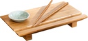 Joyce Chen Burnished Bamboo Sushi Board Set