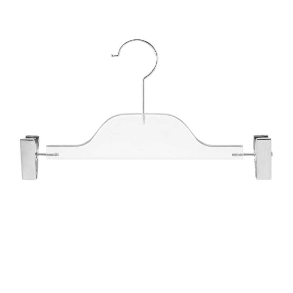 Nautica Kids Hangers with Clips 3-pack, Clear