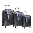 Clipper Club 3pc Luggage Set, Black