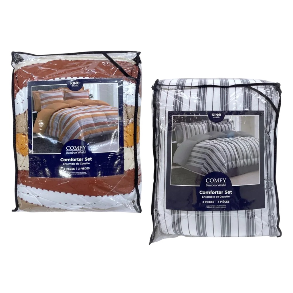 Comfy 3pc Comforter Set, King
