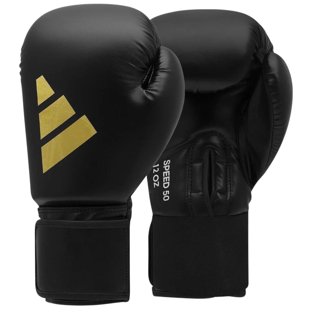 Adidas Speed 50 Boxing Gloves 16oz. Black/ Gold