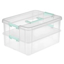 Sterilite Stack &amp; Carry 2-Layer Handle Box
