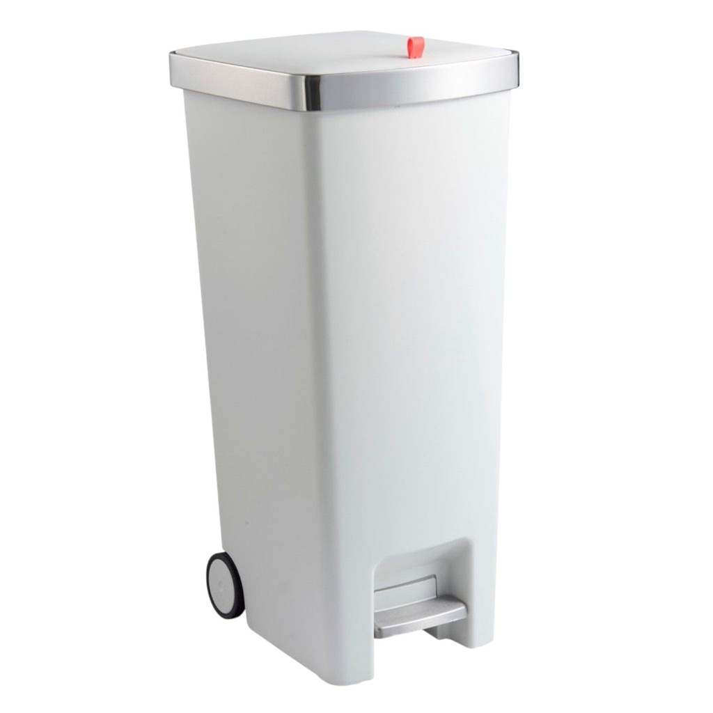 Nautica Home Step-On Trash Can 45L. White