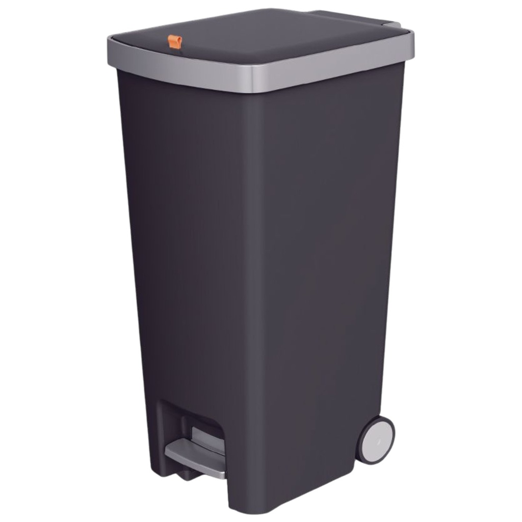 Nautica Home Step-On Trash Can 35L Black