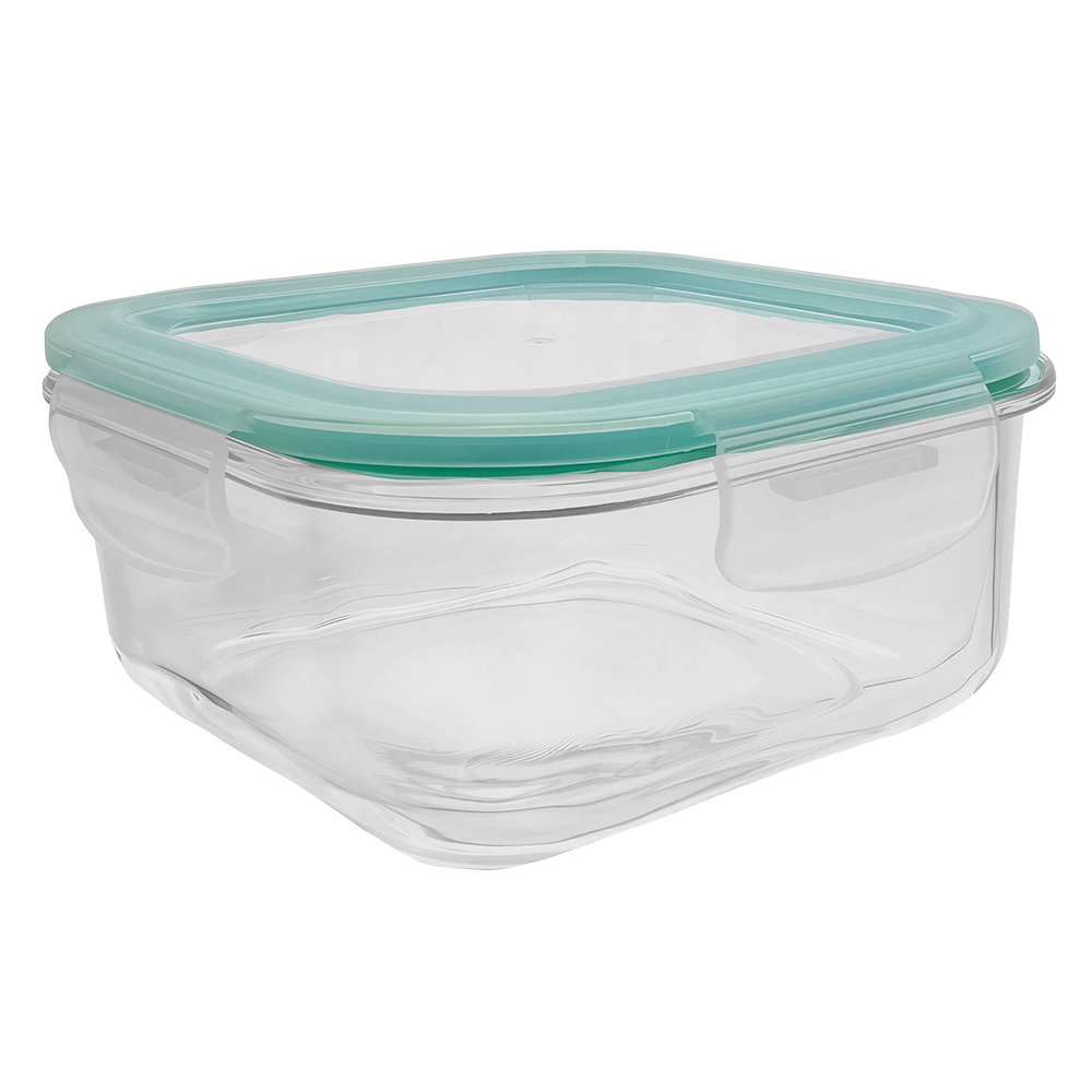 Fusion Gourmet Glass Food Storage Container Square 800ml