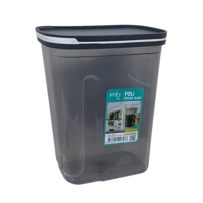 Soft Chef Storage Bowl with Lid 4L. Black