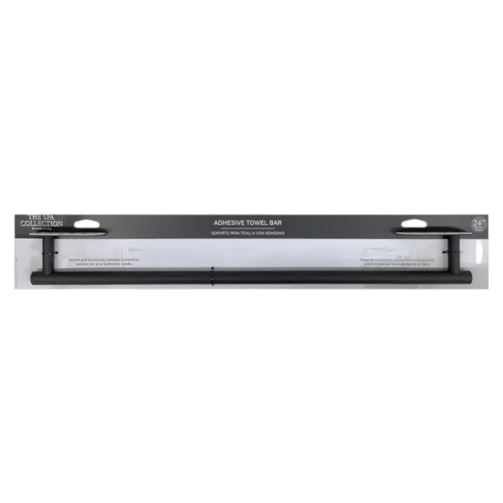 Spa Collection Towel Bar 24 In., Black