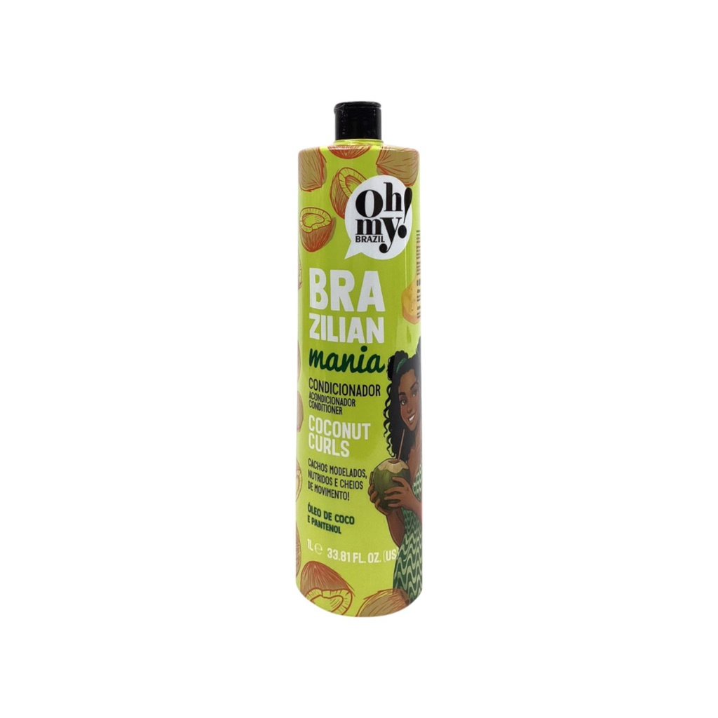 Oh My Cosmetics Brazilian Mania Coconut Curls Conditioner 1L