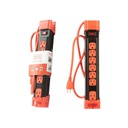 Black &amp; Decker 6+1 Outlet Power Strip with Switch, Black/ Yellow