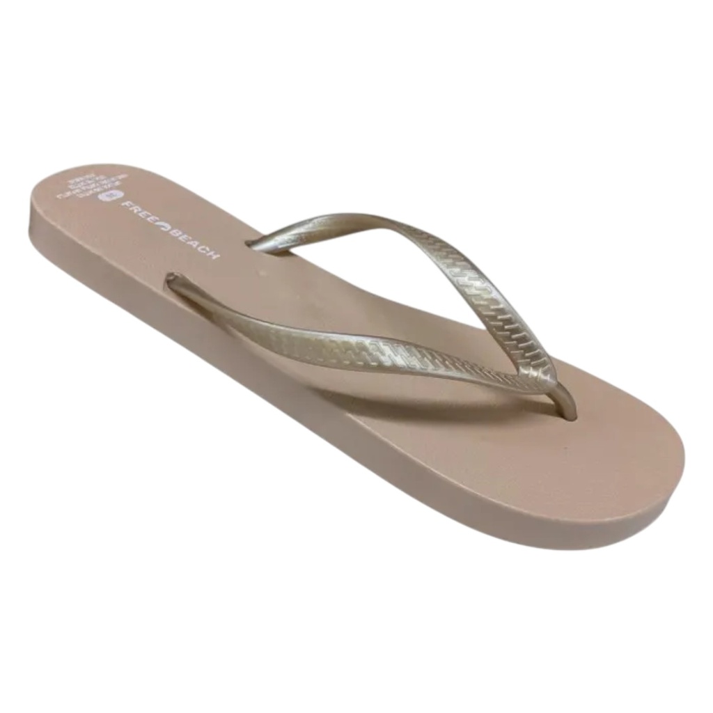 Freebeach Ladies Slippers 35-40 Beige