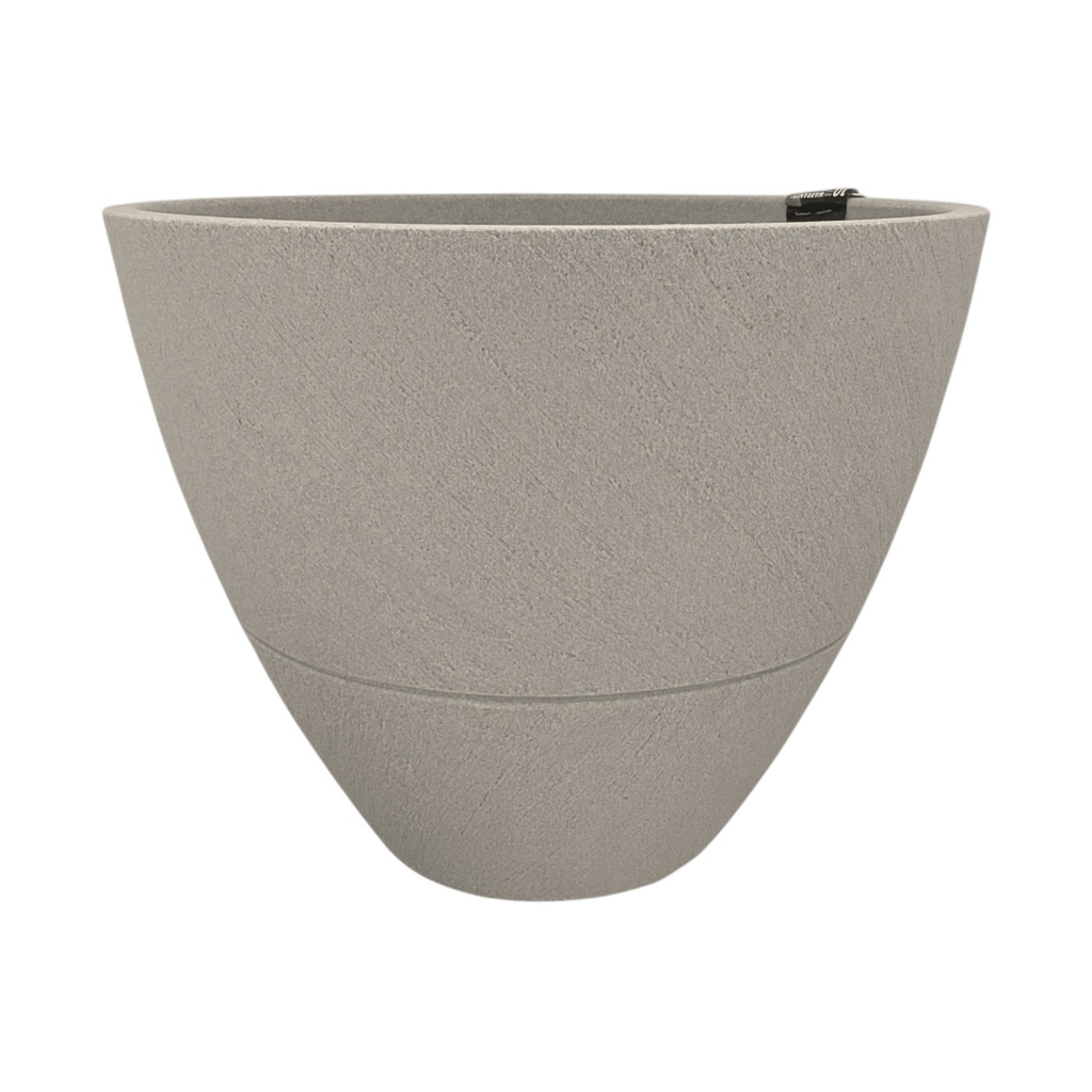 Japi Drizzle Round Planter Sandstone