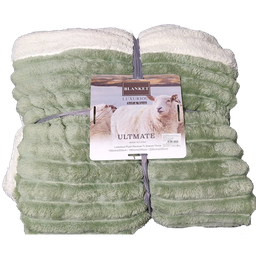 [HHBD-BNKT-01013(CH160B6) / CHB30789] ****Classy Homes Blanket, 78.7x90In. (200x230Cm)