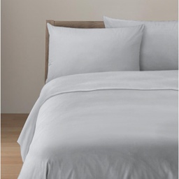 [NSH4PC-QUEEN-LGRY] Nautica Queen Sheet Set 4pc Light Grey