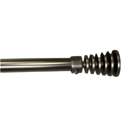 [HHHD-CTRD-01084 (RH107-120SN) CHCR30003] ****Classy Homes Curtain Rod 66-120 in Single Sarding Nickel 16/19