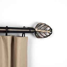 [HHHD-CTRD-01103 (RH123-48AC-P) CHCR30022] ****Classy Homes Curtain Rod 28-48 in Double AC Colour 16/19