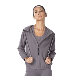 [ESG0226-GY] Elle Sport Ladies Jacket, Dark Grey