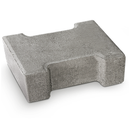 [P054600] Bescrete 60MM Interlocking I Paver, Plain x528Pcs