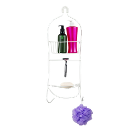 [RHSC31675] Royal Homes Shower Caddy Metal, white