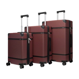[ELLUGSETOPBLBG/ELLUGSETOPBLBY - 28In.] ****Elle Belleville Composite Luggage with Double Spinner Wheels 28In., Burgundy