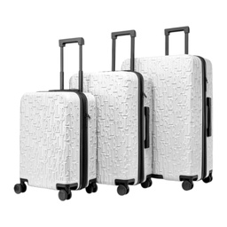[ELLUGSETOPWFWH - 28In.] ****Elle Wayfarer Composite Luggage with Double Spinner Wheels 28In., White