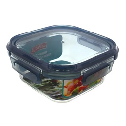 [750-02555] Windrose Glass Food Container Square 800ml

